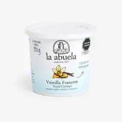 LA ABUELA - Yogurt Griego La Abuela Vainilla Envase 150 g