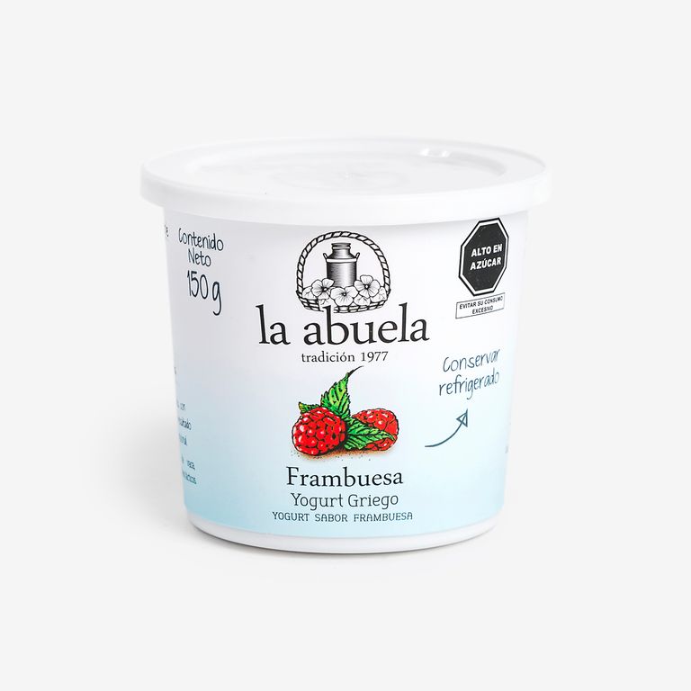 Yogurt Griego La Abuela Frambuesa Envase 150 g