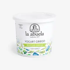 LA ABUELA - Yogurt Griego La Abuela Natural Bajo en Grasa Envase 150 g