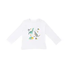 REDWOOD - Polo Estampado Manga Larga Bebé Niño Redwood