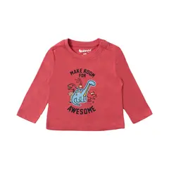 REDWOOD - Polo Estampado Manga Larga Bebé Niño Redwood