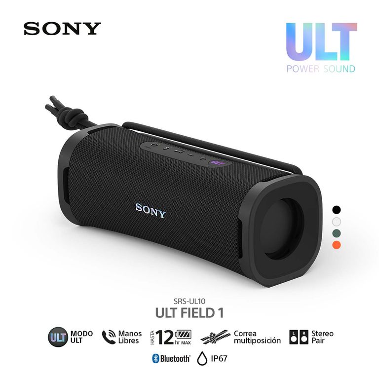 Parlante Sony Bluetooth SRS-ULT10 Negro