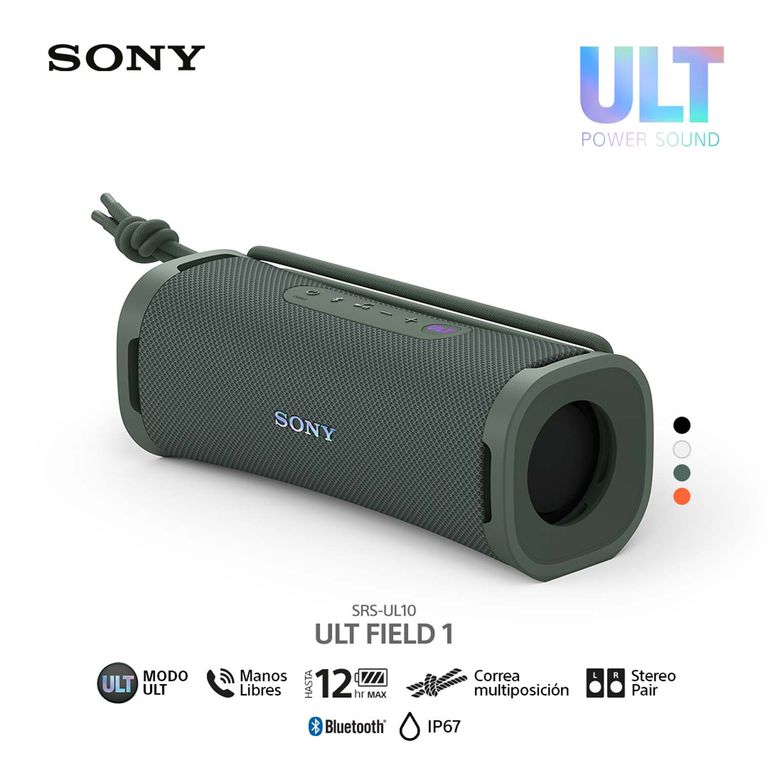 Parlante Sony Bluetooth SRS-ULT10 Gris