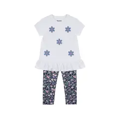 REDWOOD - Conjunto Legging y Polo Niña Redwood