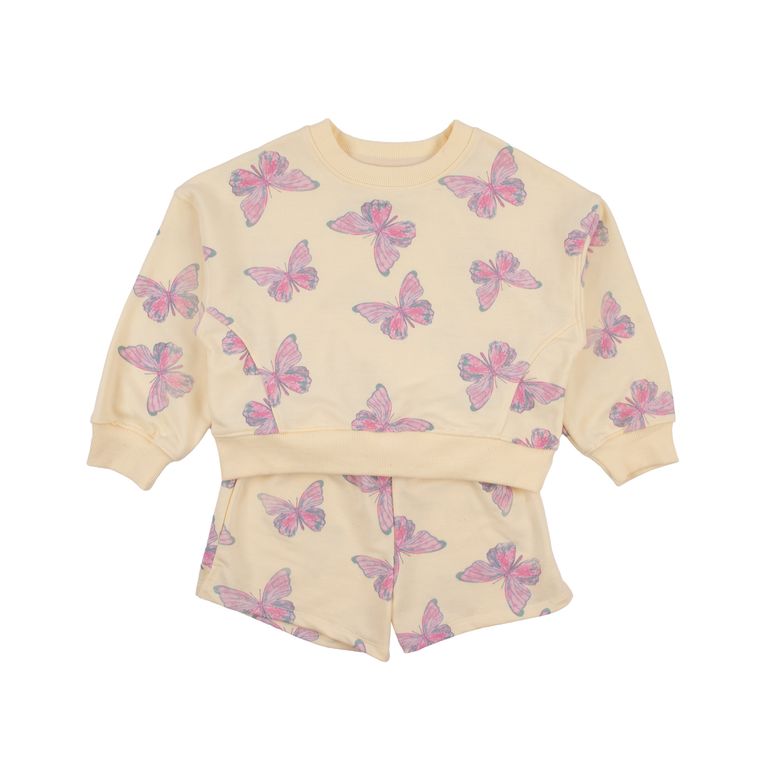 Conjunto Short y Poleron Niña Redwood