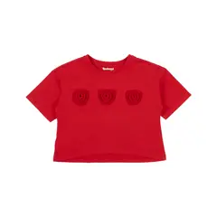 REDWOOD - Polo Pompones Crochet Niña Redwood