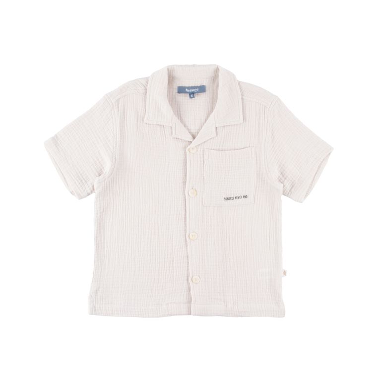 Camisa Manga Corta Muselina Niño Redwood