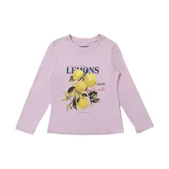 REDWOOD - Polo Manga Larga Estampado Niña Redwood