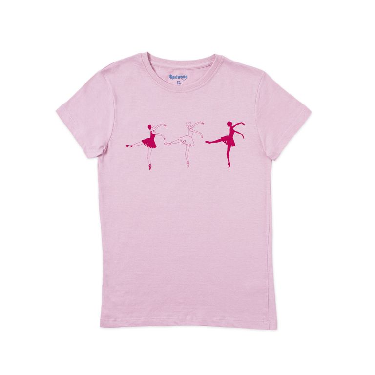 Polo Manga Corta Estampado Teen Niña Redwood