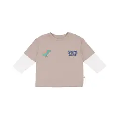 REDWOOD - Polo Doble Manga Manga Larga Dino Bebé Niño Redwood