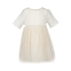 REDWOOD - Vestido Tul Manga Corta Bebé Niña Redwood