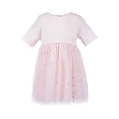 REDWOOD - Vestido Tul Manga Corta Bebé Niña Redwood