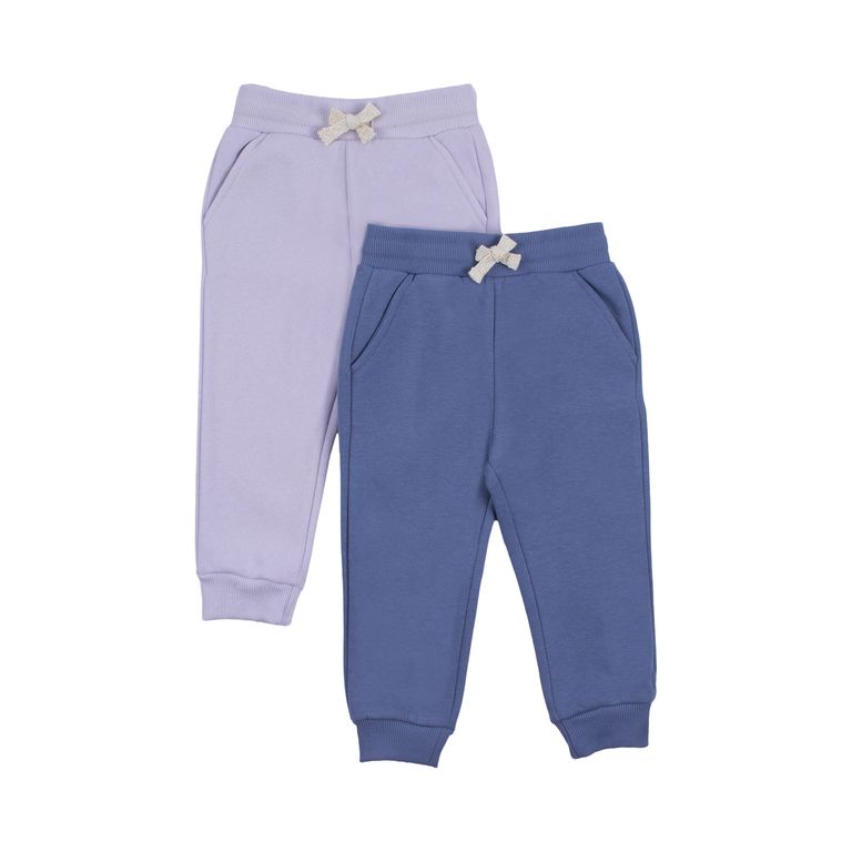 Pack X2 Jogger Franela Bebé Niña Redwood