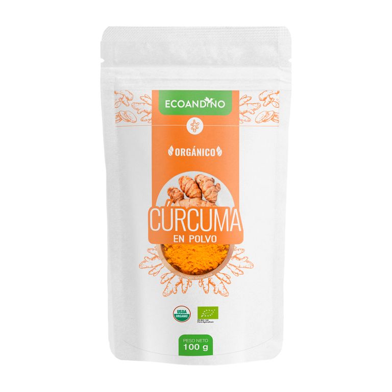 Cúrcuma en Polvo Ecoandino Orgánica Doypack 100 g