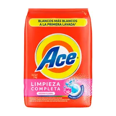 ACE - Detergente en Polvo Ace Limpieza Completa Bolsa 3 Kg