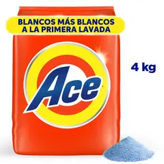 ACE - Detergente en Polvo Ace Bolsa 4 Kg
