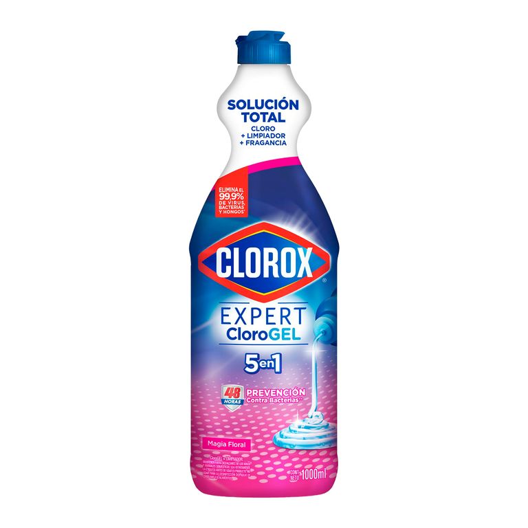 Lejía en Gel Clorox Floral Botella 1 L