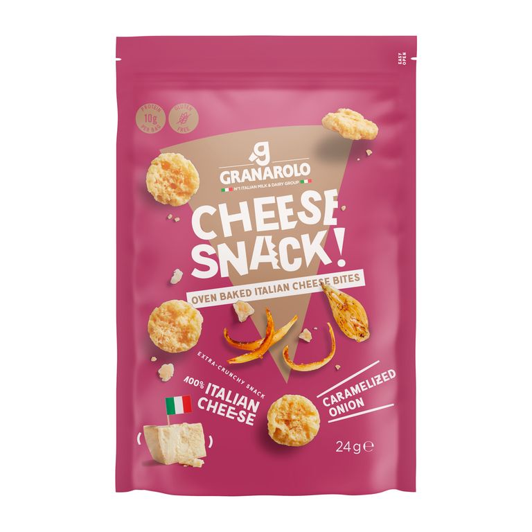 Snack de Queso Cebolla Caramelizada Granarolo Bolsa 24 g