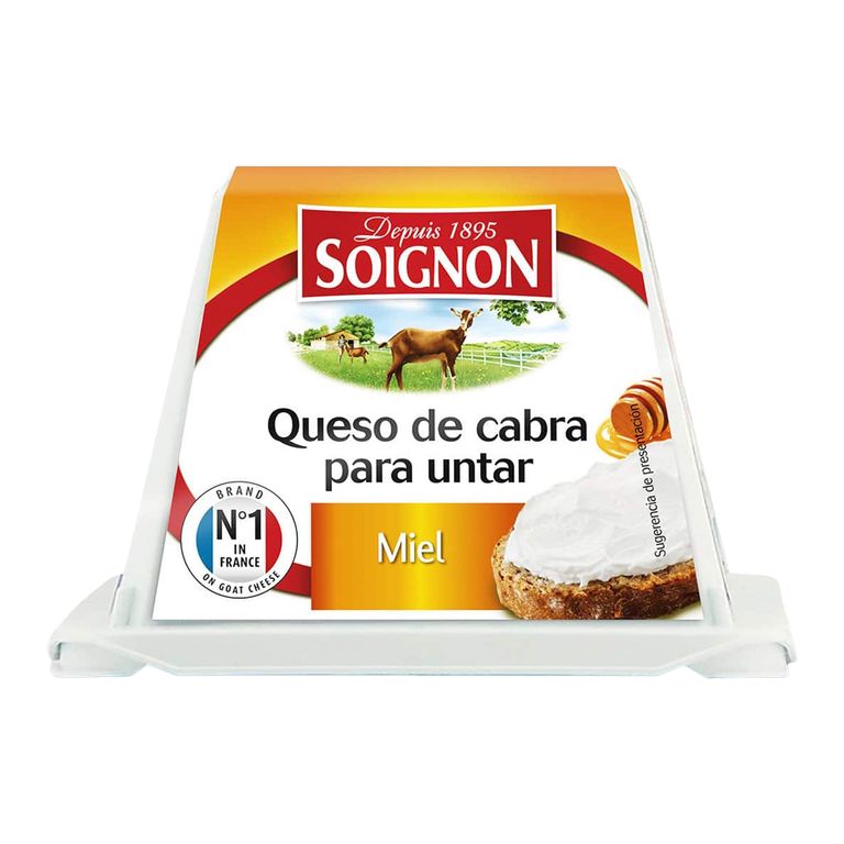 Queso Pirámide de Cabra con Miel Soignon Empaque 150 g