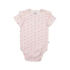 REDWOOD - Body Manga Corta Rib Bebé Niña Redwood