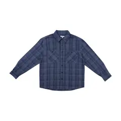REDWOOD - WEB CAMISA ML TEJIDA CUADROS BLUE S