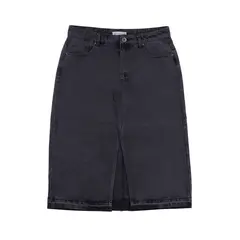 REDWOOD - Falda De Jean Midi  Mujer Redwood