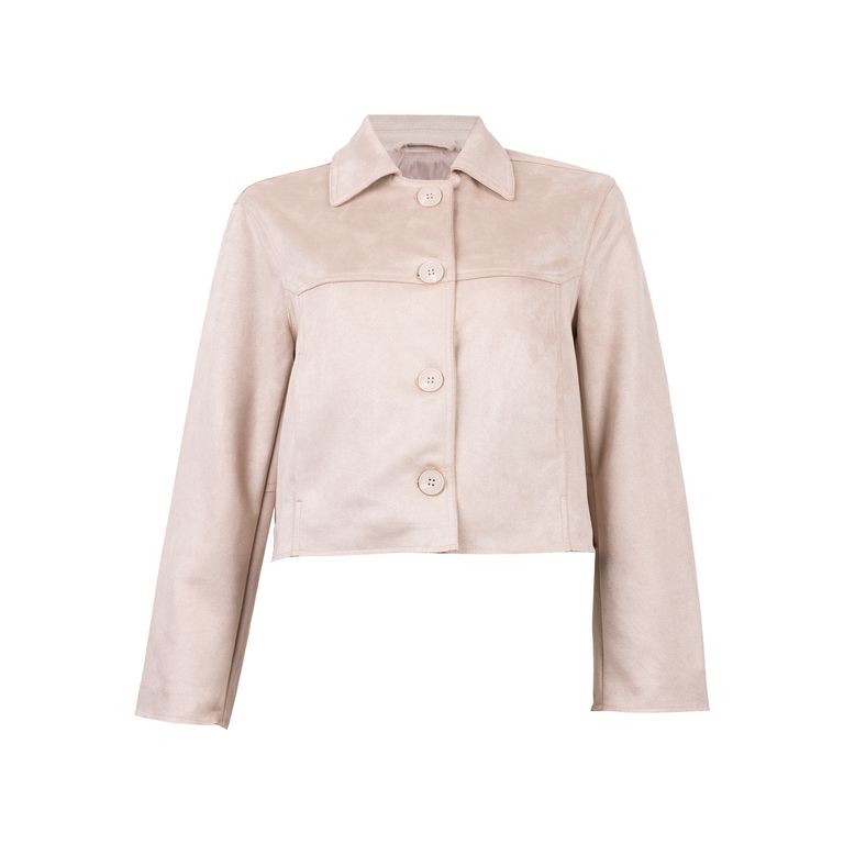 Casaca Efecto Suede Mujer Redwood