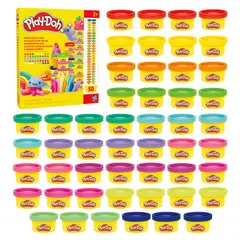 PLAY DOH - Play Doh Colores del Arcoíris 50 Pack
