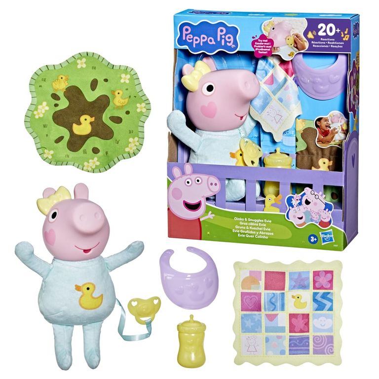 Muñeca Peppa Pig Evie Gruñidos y Abrazos
