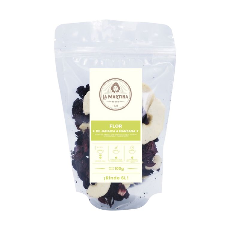 Flor de Jamaica y Manzana Doypack 100 g