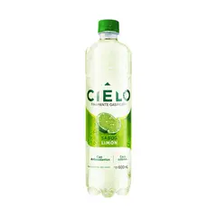 CIELO - Agua Cielo Con Gas Sabor Limón Botella 600 mL