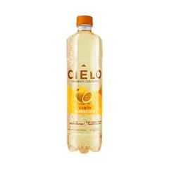 CIELO - Agua Cielo Con Gas Sabor Maracuyá Botella 600 mL