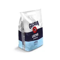 GLORIA - Leche UHT Entera Gloria Pack 3 Bolsas 800 mL