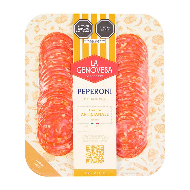 Peperoni La Genovesa Empaque 120 g