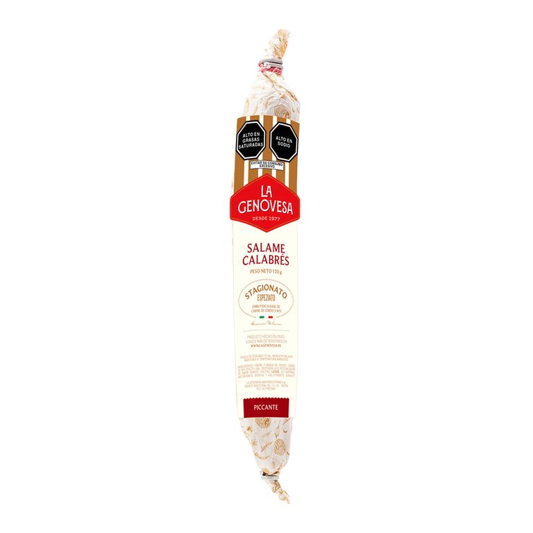 Salame Calabrese La Genovesa Empaque 120 g