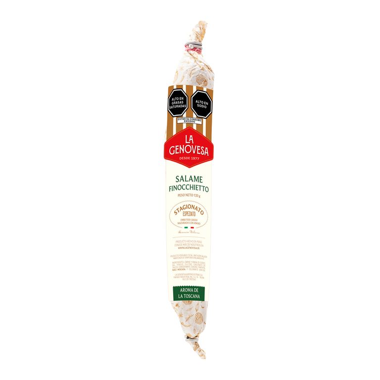 Salame Finocchietto La Genovesa Empaque 120 g