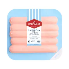 LA GENOVESA - Salchicha de Pavo La Genovesa con Aceite de Oliva Empaque 250 g