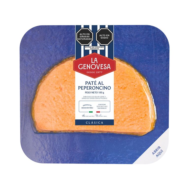 Paté de Peperoncino La Genovesa Empaque 100 g