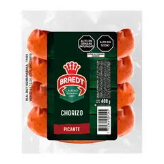 BRAEDT - Chorizo Braedt Picante Empaque 400 g