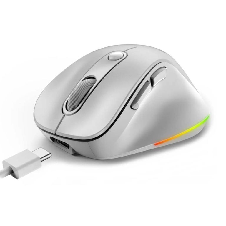 Mouse Genius Inalámbrico Ergo 9000S White