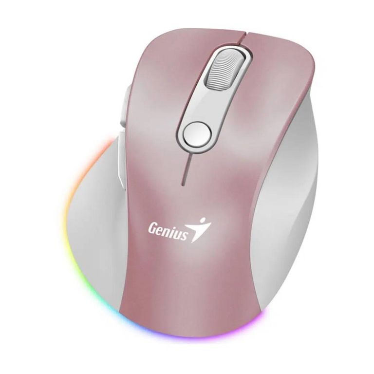 Mouse Genius Inalámbrico Ergo 9000S Pink