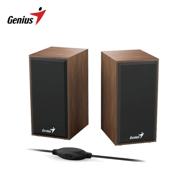 Parlante Genius Sphf180 6W Usb Wood