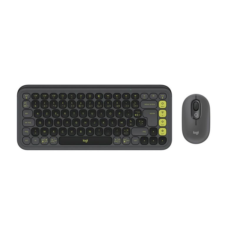 Teclado Logitech + Mouse Pop Icon Bt Black