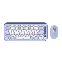 LOGITECH - Teclado Logitech + Mouse Pop Icon Bt Lila