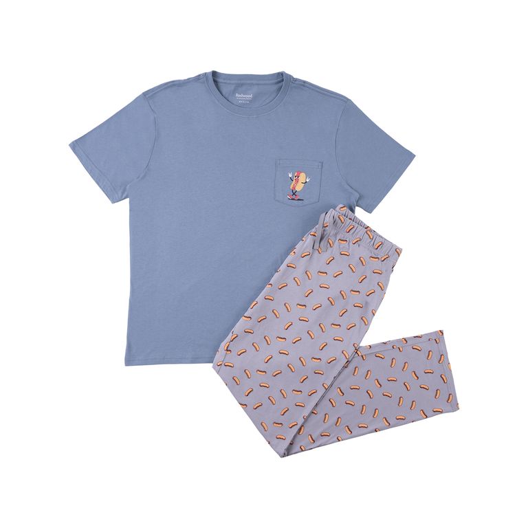 Pijama Manga Corta Hombre Redwood