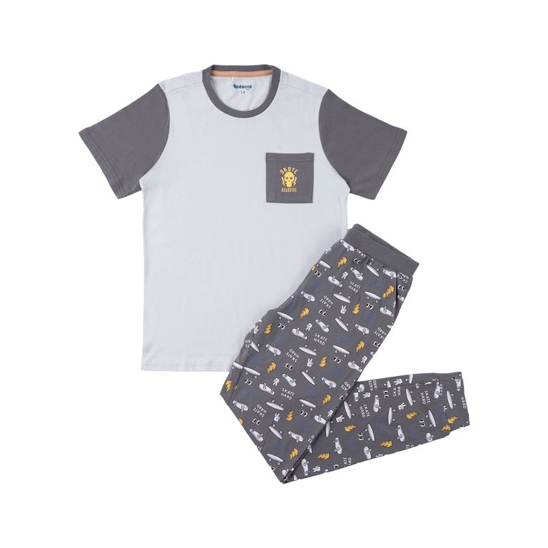Pijama Manga Corta Teen Niño Redwood