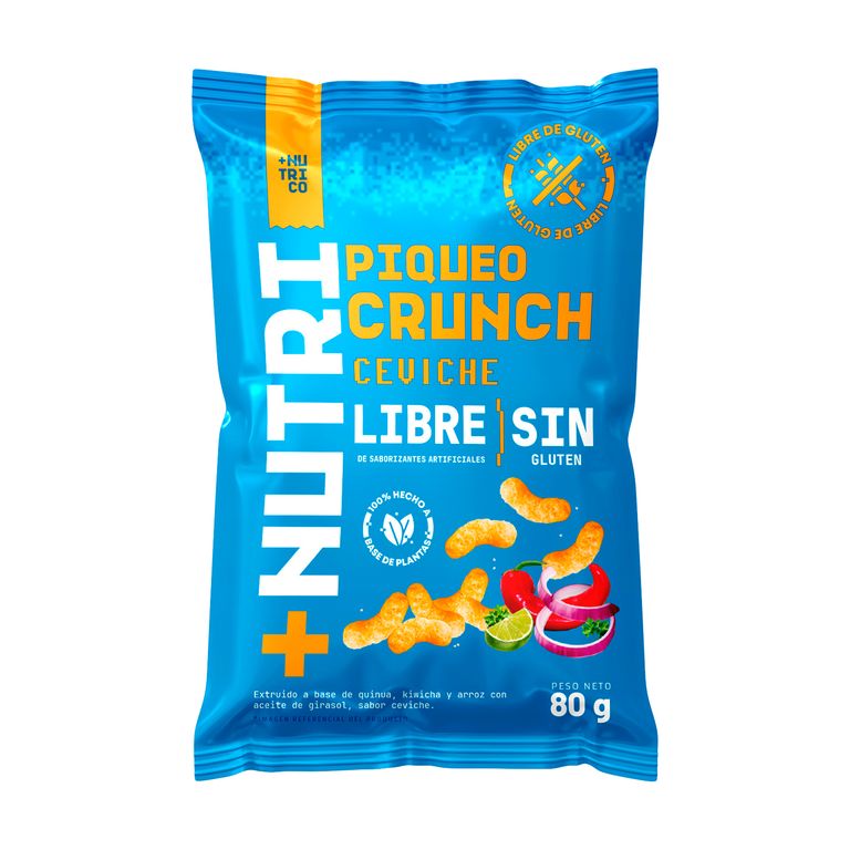 Piqueo Crunch Nutrico Ceviche Bolsa 80 g