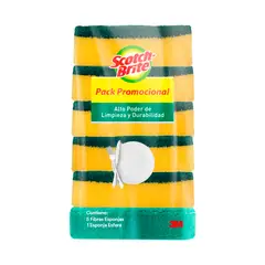 SCOTCH BRITE - Esponjas Scotch Brite Empaque 6 Und