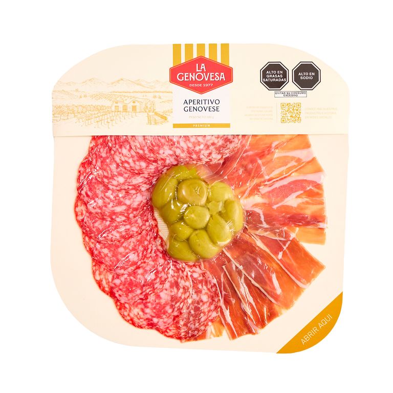 Aperitivo Genovese Skin La Genovesa Empaque 180 g