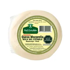 DEL ESTABLO - Queso Mozarella Del Establo Empaque 250 g
